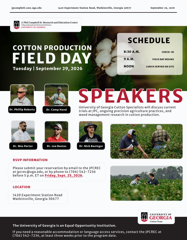 Flyer for the Field Day