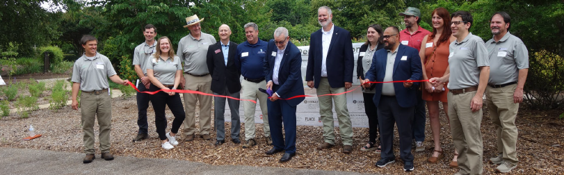 Group photo of ribbon cutting